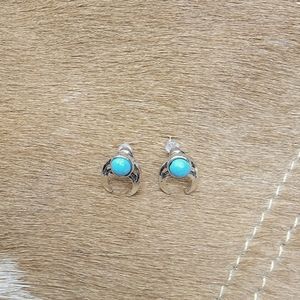 Stunning Turquoise Stud Earrings